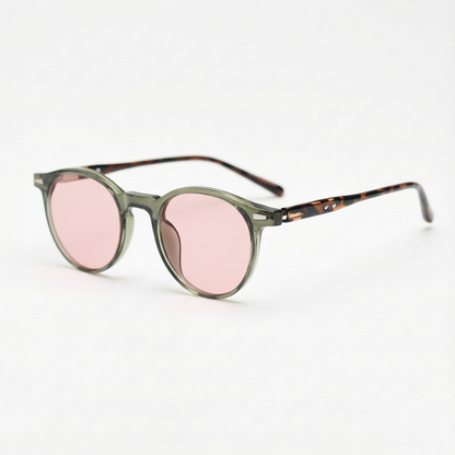 Ida Pink Tinted Lens Sunglasses Side View