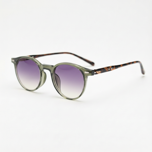 Ida Purple Gradient Lens Sunglasses Side View