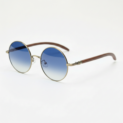Jo Blue Gradient Lens Sunglasses Side View