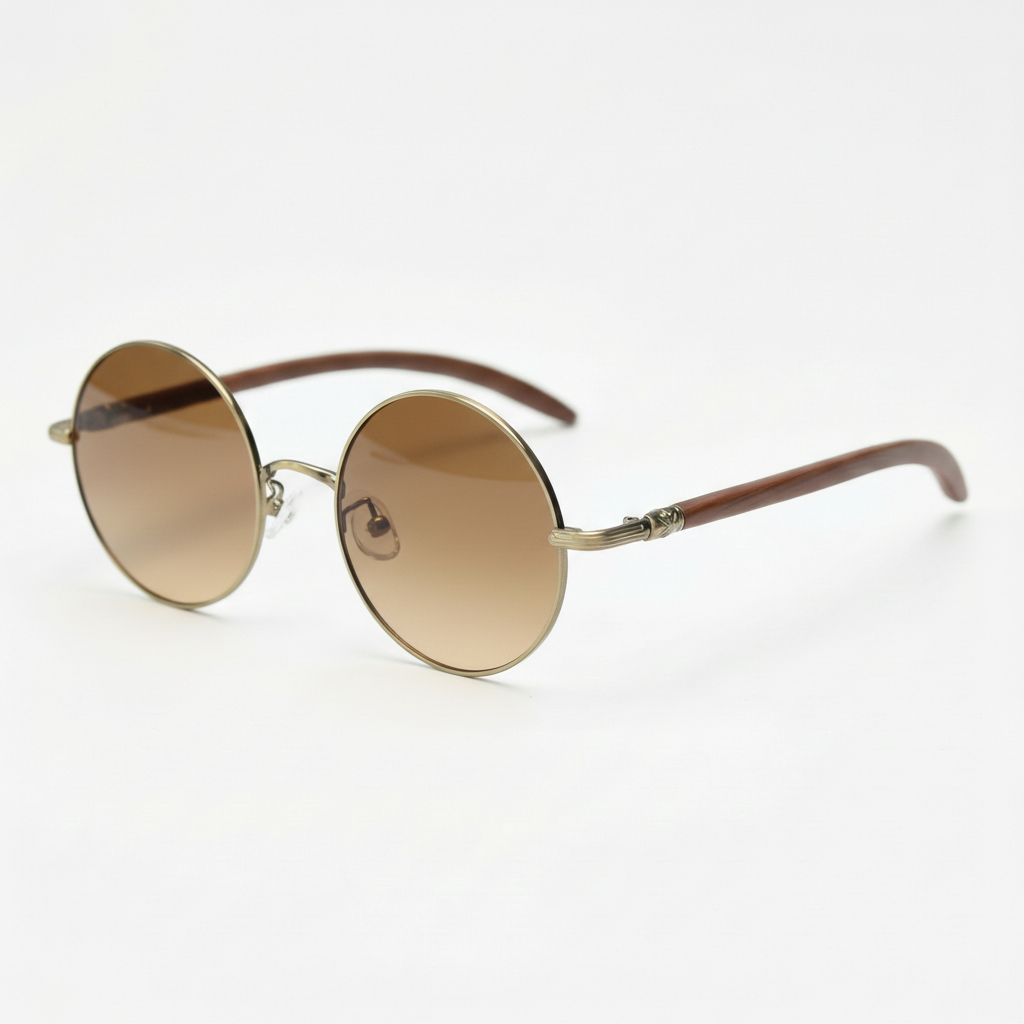 Jo Brown Gradient Lens Sunglasses Side View
