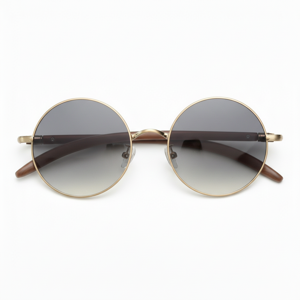 Jo Grey Gradient Lens Sunglasses Front View