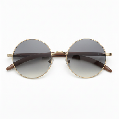 Jo Grey Gradient Lens Sunglasses Front View