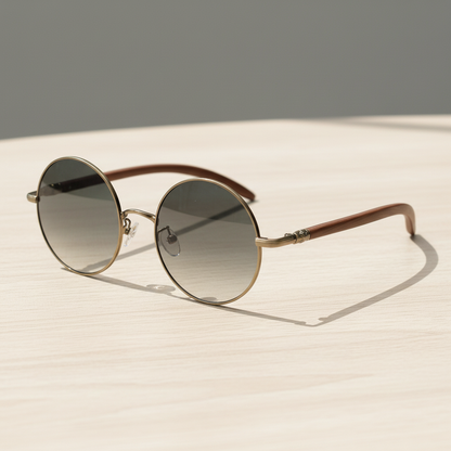 Jo Grey Gradient Lens Sunglasses Lifestyle Shot