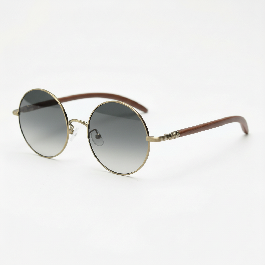 Jo Grey Gradient Lens Sunglasses Side View