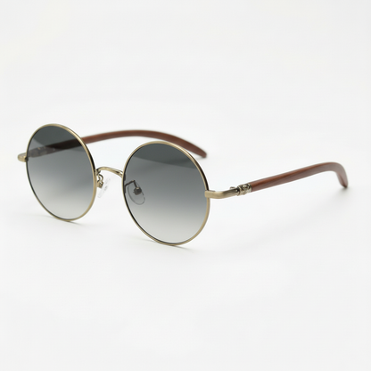 Jo Grey Gradient Lens Sunglasses Side View