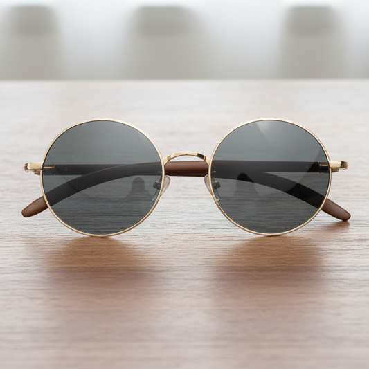 Jo Grey Tinted Lens Sunglasses Lifestyle Shot