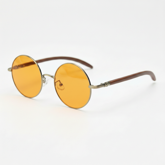 Jo Orange Tinted Lens Sunglasses Side View