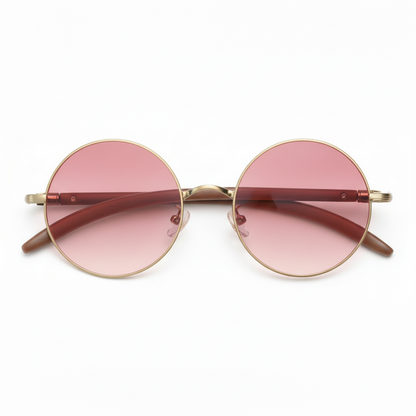 Jo Pink Gradient Lens Sunglasses Front View
