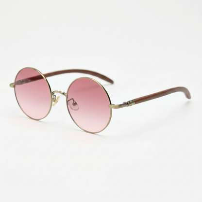 Jo Pink Gradient Lens Sunglasses Side View