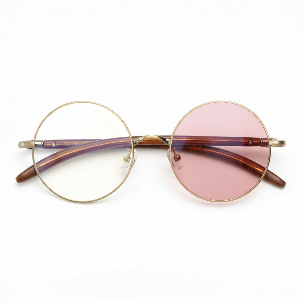 Jo Pink Photochromic Lens Glasses Front View