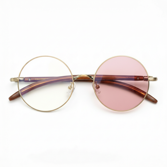 Jo Pink Photochromic Lens Glasses Front View