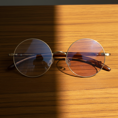 Jo Pink Photochromic Lens Glasses Lifestyle Shot