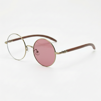 Jo Pink Photochromic Lens Glasses Side View