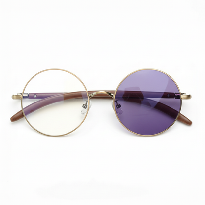 Jo Purple Photochromic Lens Glasses Front View