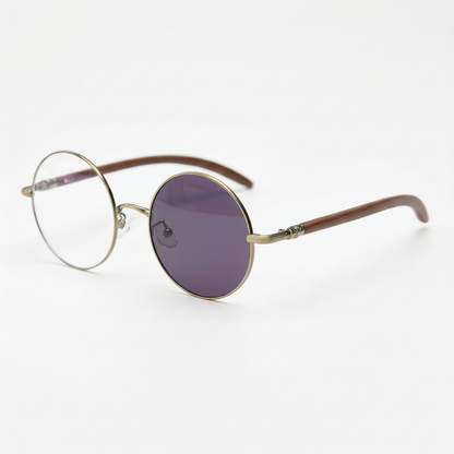 Jo Purple Photochromic Lens Glasses Side View