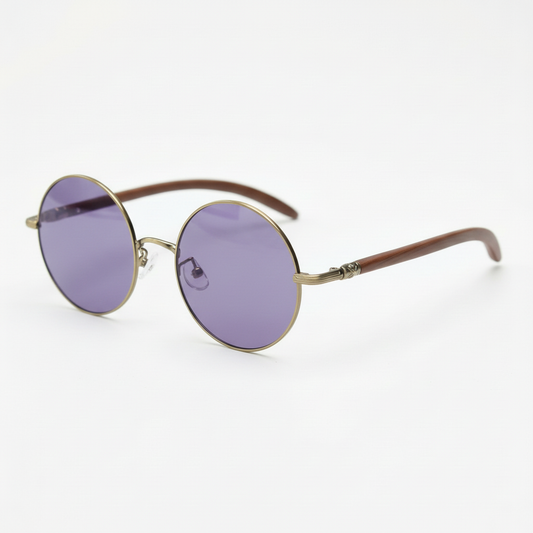 Jo Purple Tinted Lens Sunglasses Side View