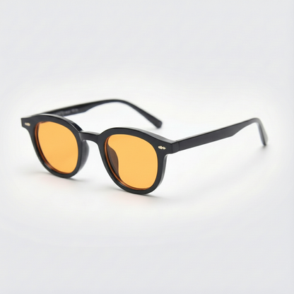Joyce Orange Tinted Lens Sunglasses Side View