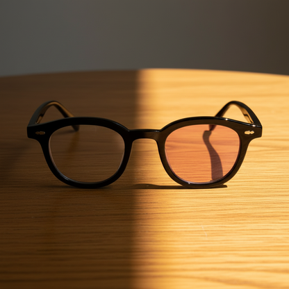 Joyce Pink Photochromic Lens Glasses Lifestyle Shot