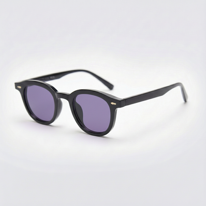 Joyce Purple Tinted Lens Sunglasses Side View