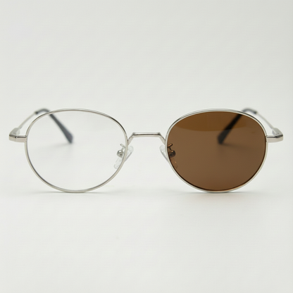 June Brown Photochromic Lens Glasses Front View