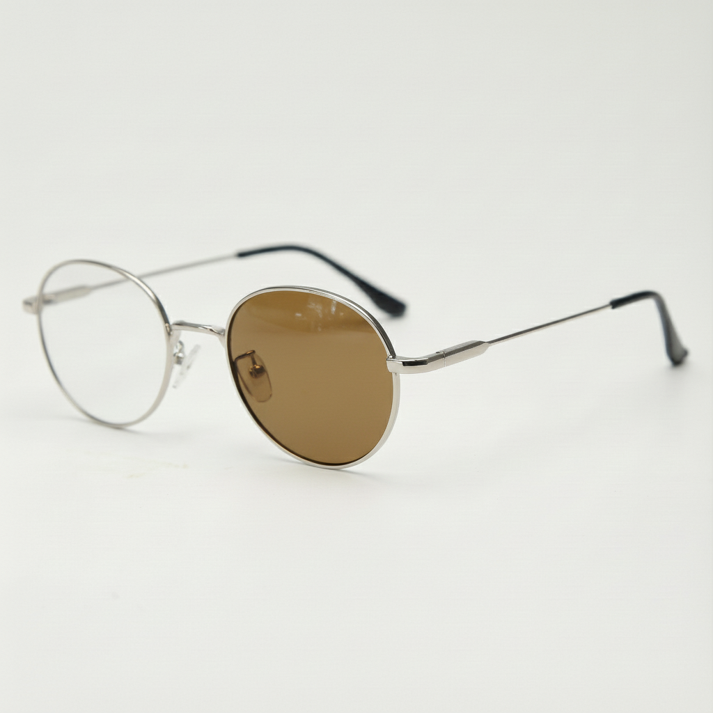 June Brown Photochromic Lens Glasses Side View