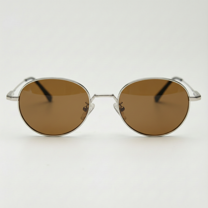 June Brown Tinted Lens Sunglasses Front View