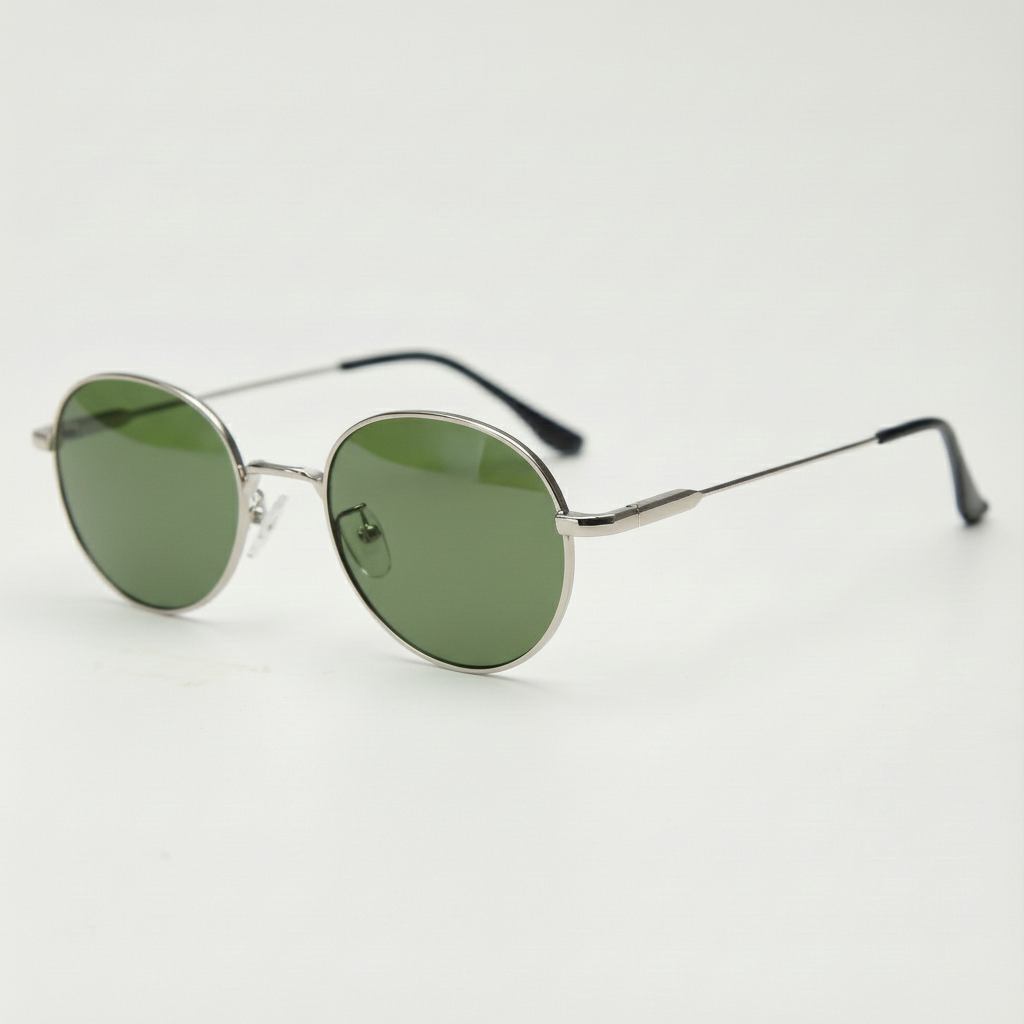 June Green Tinted Lens Sunglasses Side View