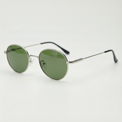 June Green Tinted Lens Sunglasses Side View