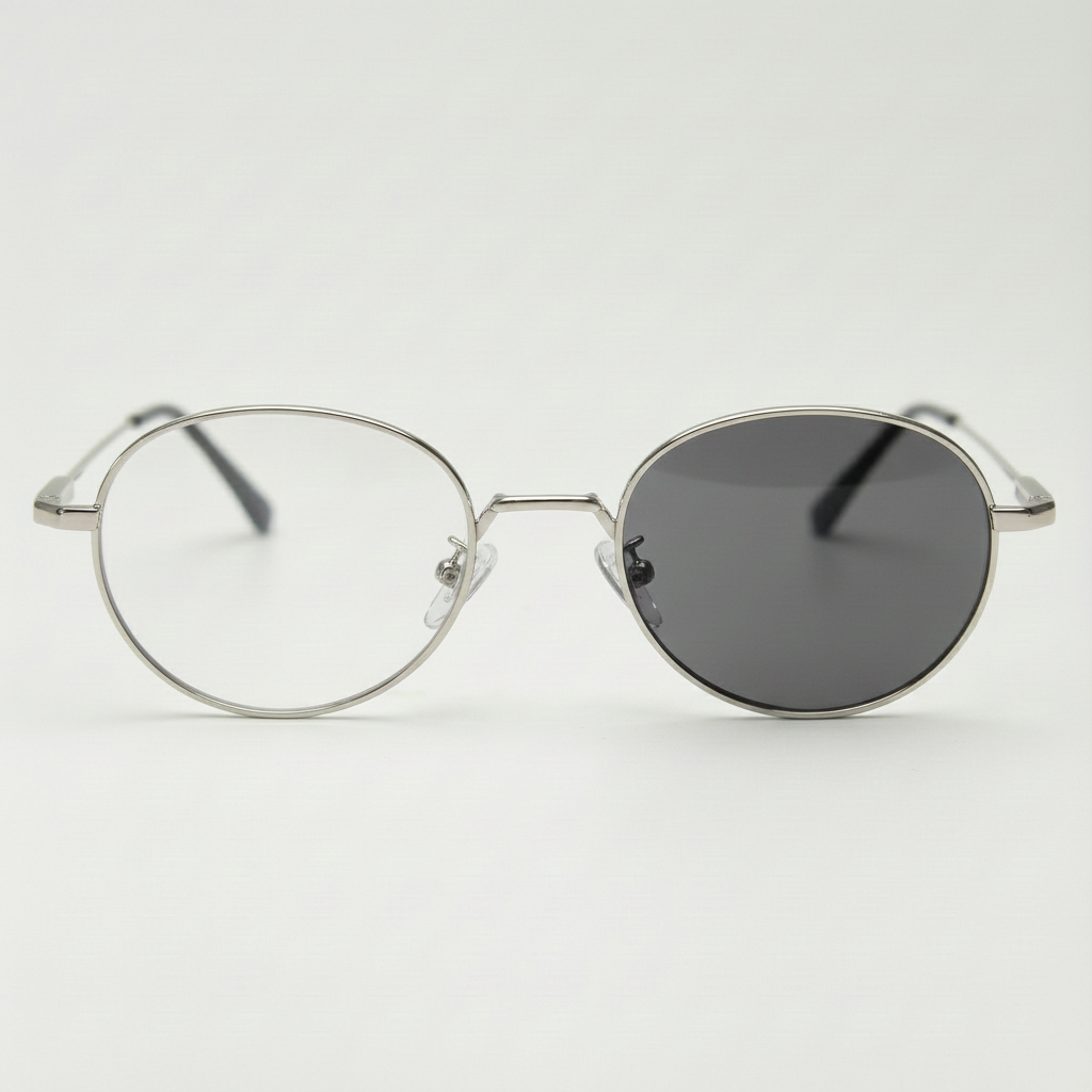 June Grey Photochromic Lens Glasses Front View