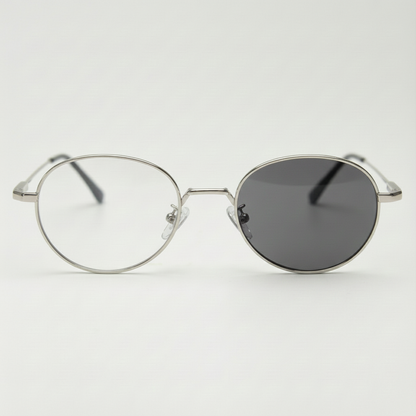 June Grey Photochromic Lens Glasses Front View