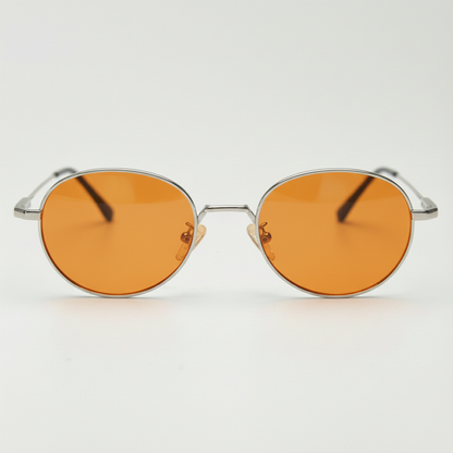 June Orange Tinted Lens Sunglasses Front View