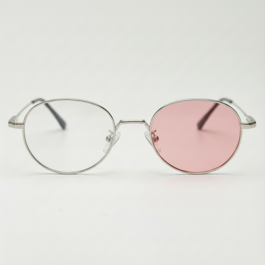 June Pink Photochromic Lens Sunglasses Front View