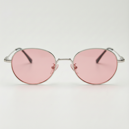 June Pink Tinted Lens Sunglasses Front View