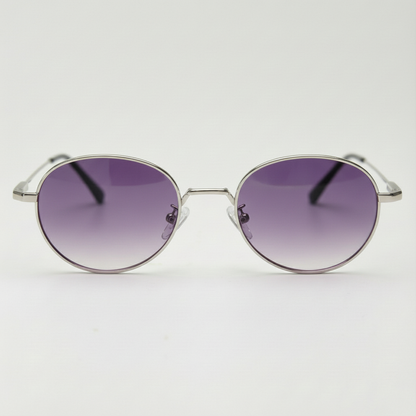 June Purple Gradient Lens Sunglasses Front View