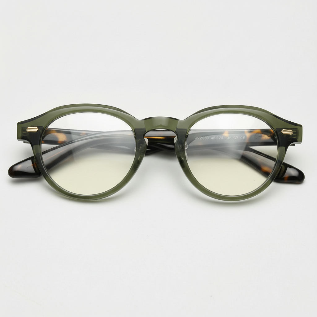 Lena Blue Light Blue Light Lens Glasses Front View