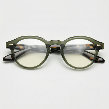 Lena Blue Light Blue Light Lens Glasses Front View