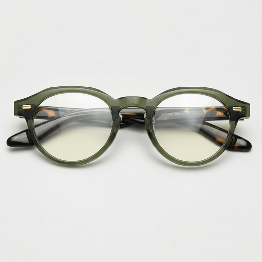 Lena Blue Light Blue Light Lens Glasses Front View