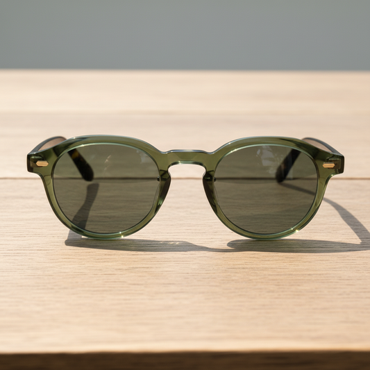 Lena Grey Tinted Lens Sunglasses Lifestyle Shot