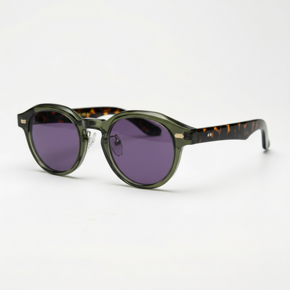 Lena Purple Tinted Lens Sunglasses Side View