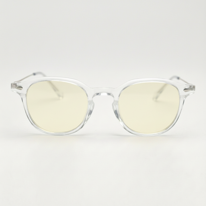 Lora Blue Light Blue Light Lens Glasses Front View