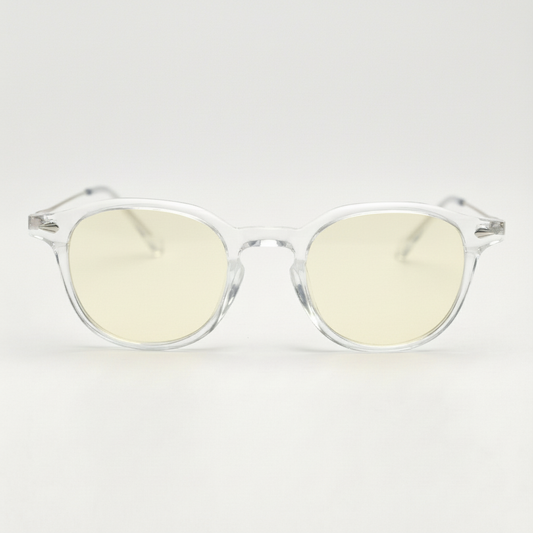 Lora Blue Light Blue Light Lens Glasses Front View