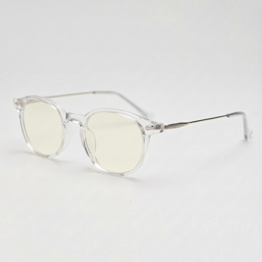 Lora Blue Light Blue Light Lens Glasses Side View