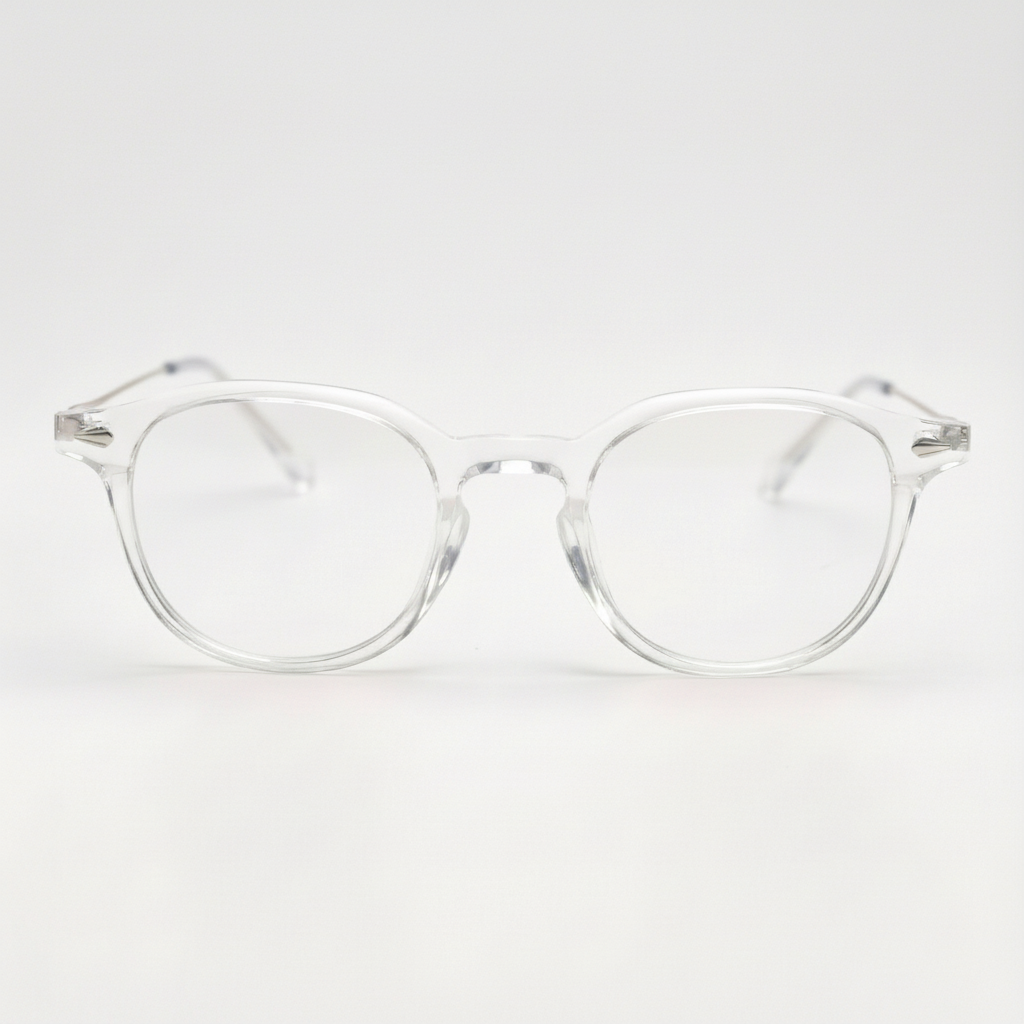 Lora Clear Clear Lens Glasses Front View