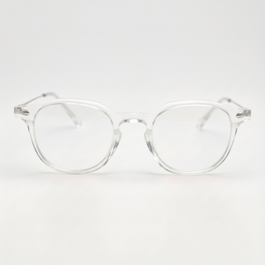 Lora Clear Clear Lens Glasses Front View