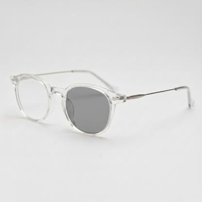 Lora Grey Photochromic Lens Glasses Side View