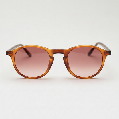 Moira Pink Gradient Lens Sunglasses Front View