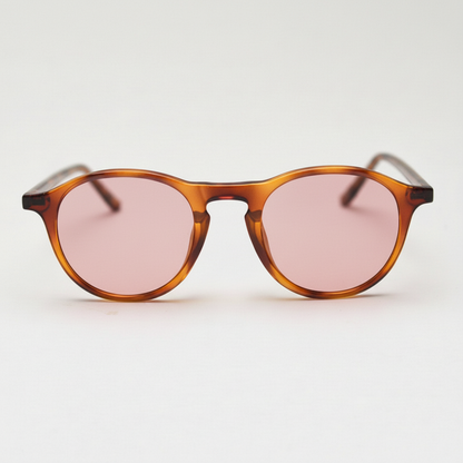 Moira Pink Tinted Lens Sunglasses Front View