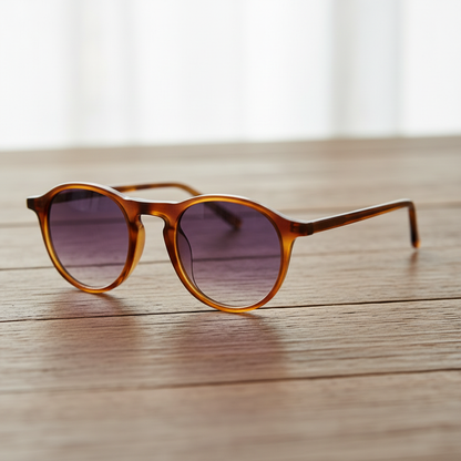 Moira Purple Gradient Lens Sunglasses Lifestyle Shot
