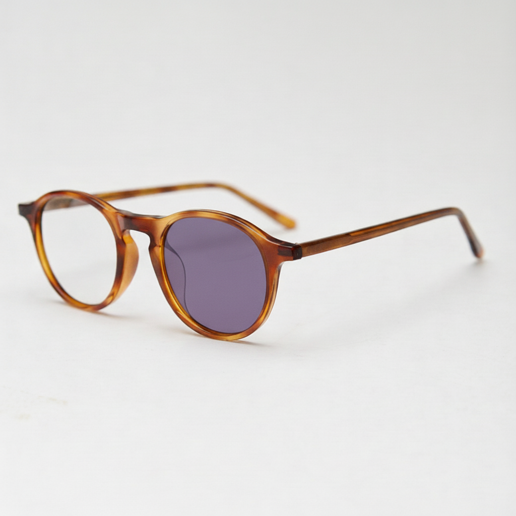 Moira Purple Photochromic Lens Glasses Side View