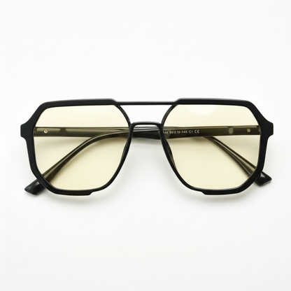 Poppy Blue Light Blue Light Lens Glasses Front View